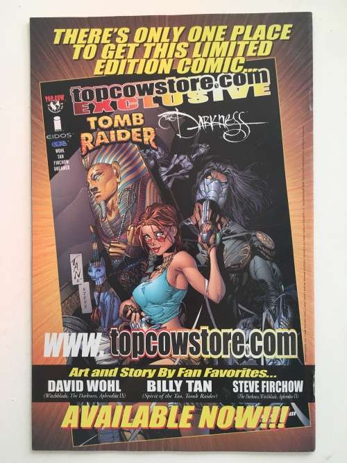 TOP COW COMICS - THE AGENCY -  VOL. 1 NO. 3 -2001