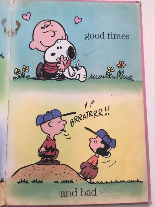 A GOLDEN BOOK - SNOOPY`S WORD BOOK - 1987