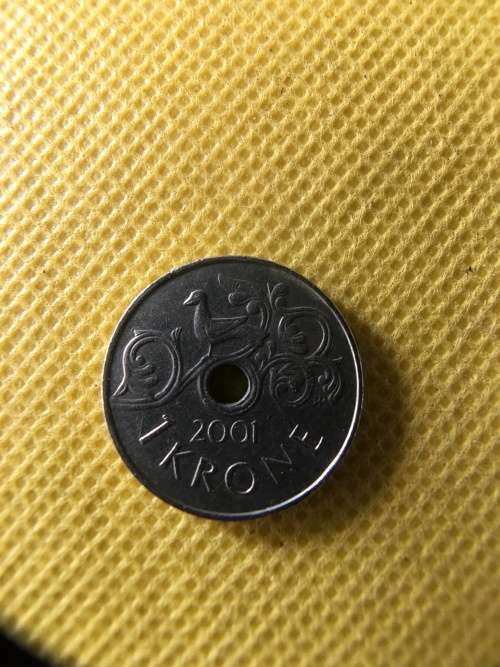 NORWAY 3    -  1 KRONER COINS - 2008 - 1997 - 2001