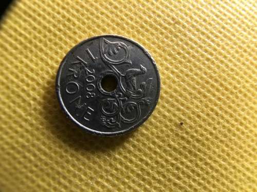 NORWAY 3    -  1 KRONER COINS - 2008 - 1997 - 2001