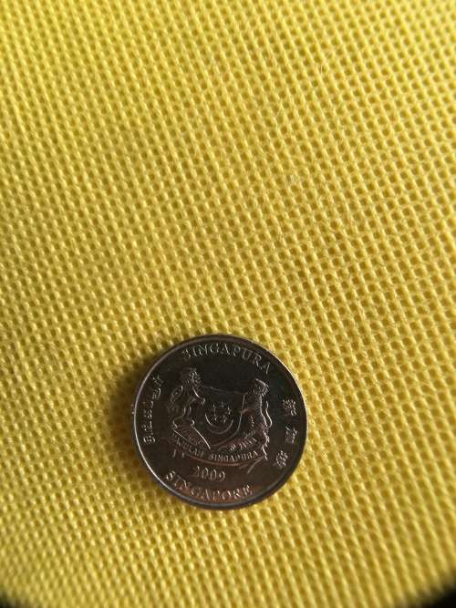 SINGAPORE - 20c COIN - 2009 LOVELY CONDITION