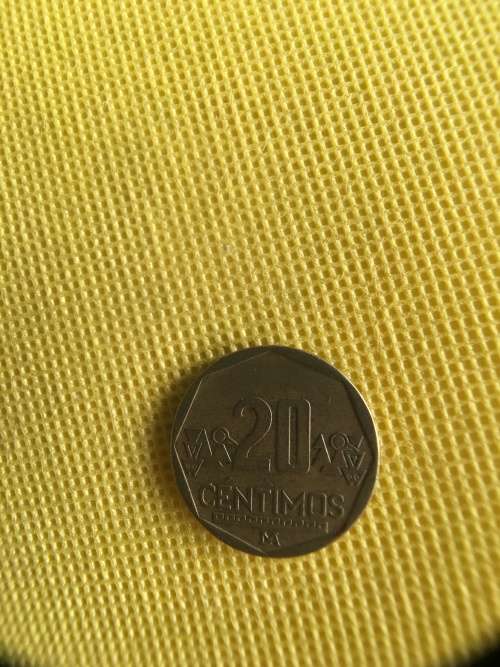 PERU SOUTH AMERICA - 20 CENTIMOS 2015 COIN