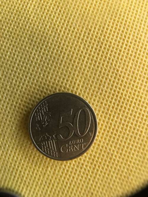 EURO COINS X 2 - 50c and 10c COINS