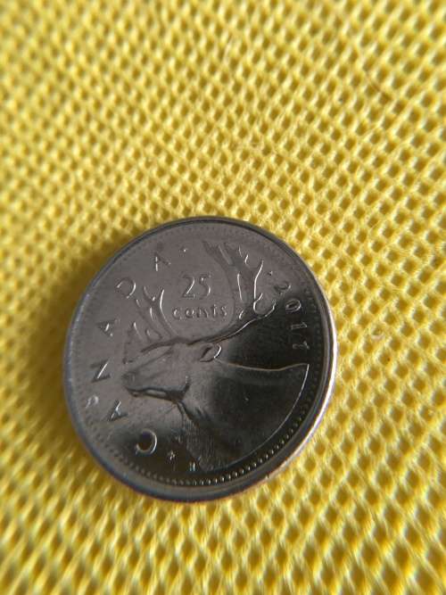 CANADA 25c COIN 2012 - 2011 - 2012 - X 2 - COINS