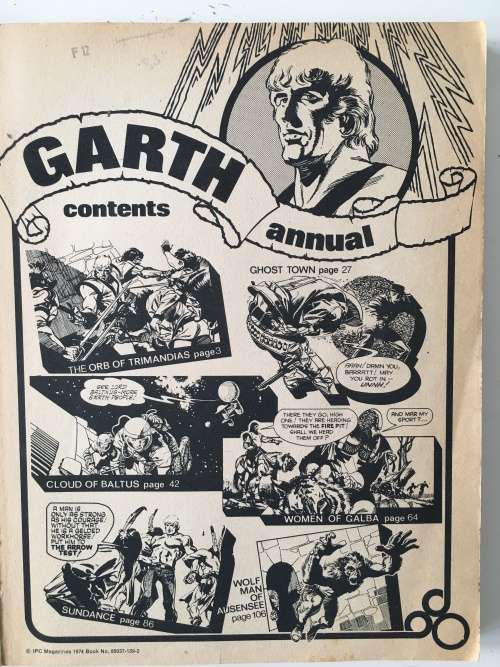STUNNING VINTAGE PICTURE ANNUAL - THE DAILY MIRROR BOOK OF - GARTH - 1974