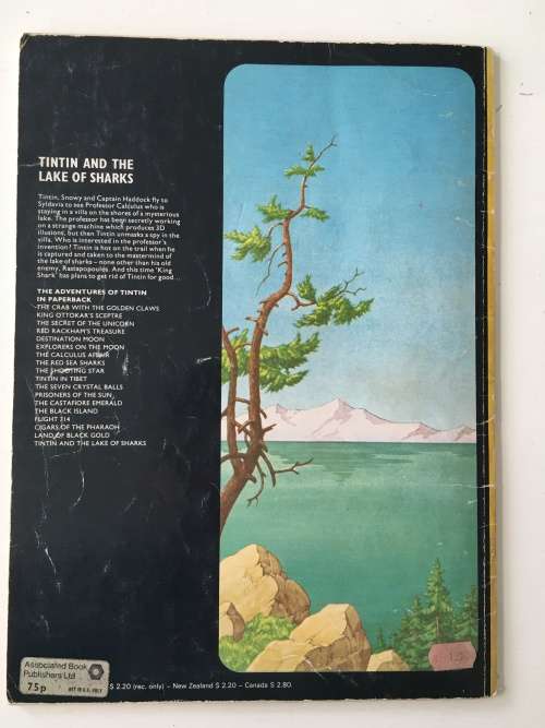 LOVELY - TINTIN - AND THE LAKE OF SHARKS - 1975