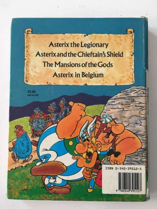 ASTERIX AND ROMANS - HARD COVER - THE OMNIBUS EDITION  - 1986 - PRINTED IN BELGIUM 24 X 18 1/2 CM