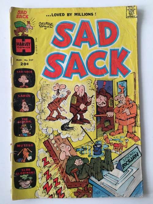HARVEY COMICS - SAD SACK - NO. 237 - 1974
