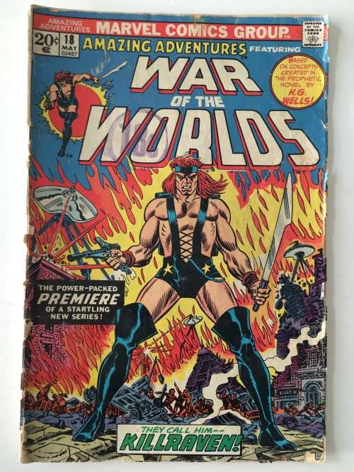 MARVEL COMICS GROUP - WAR OF THE WORLDS - VOL. 1  NO. 18 - 1973