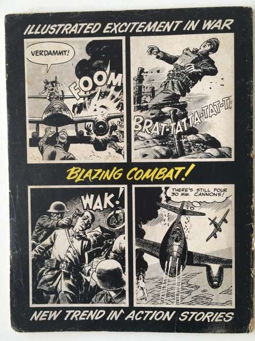WARREN MAGAZINE COMIC / BOOK - BLAZING COMBAT - NO. 4 - 1966