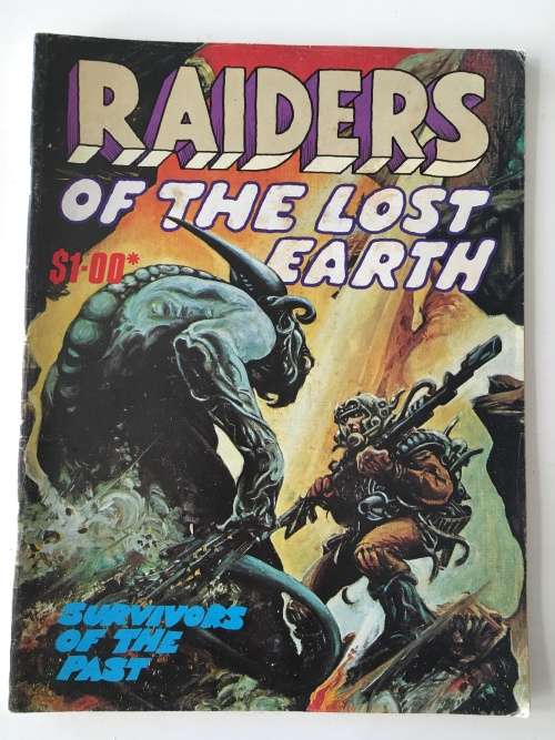 VINTAGE AUSTRALIAN COMIC / MAGAZINE - RAIDERS OF THE LOST EARTH