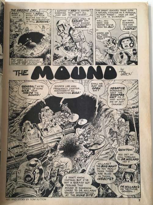 VINTAGE EERIE COMIC / MAGAZINE - NO. 45 - 1973