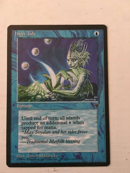 MAGIC THE GATHERING - 2 HALF SETS - HIGH TIDE - X2 - AUROCHS X 2 - 4 CARDS