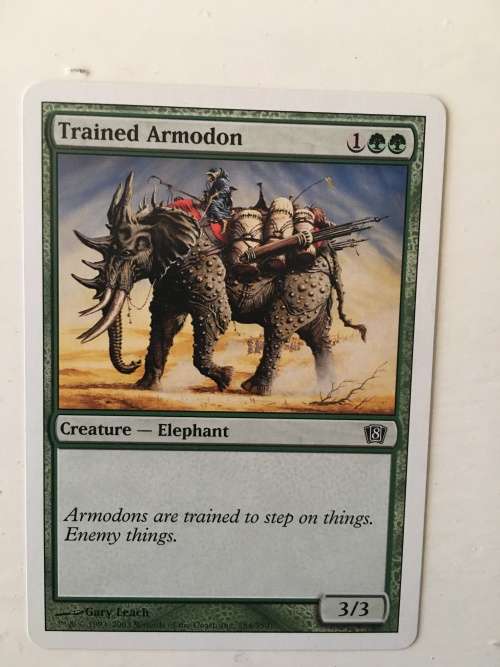 MAGIC THE GATHERING  2 HALF SETS - MERFOLK OF THE PEARL TRIDENT X 2 - TRAINED ARMODON X 2 - 4 CARDS