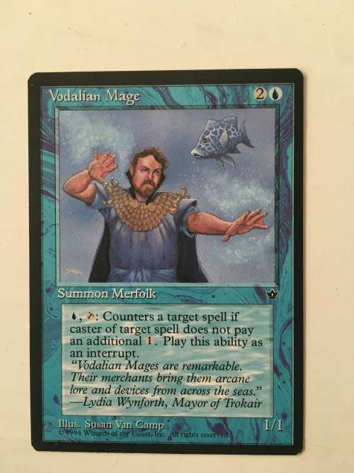 MAGIC THE GATHERING - VODALIAN MAGE X 2 - CAT WARRIORS X 2 - 4 CARDS