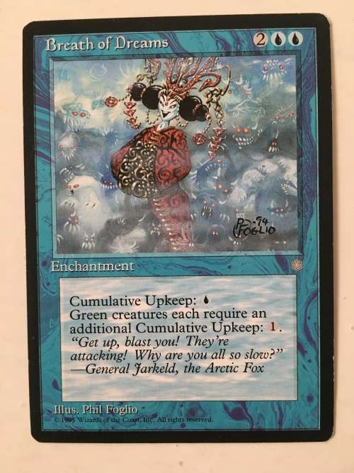 MAGIC THE GATHERING - BREATH OF DREAMS X 2 - TASTE OF PARADISE X 2 - 4 CARDS