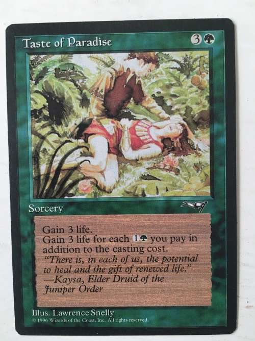 MAGIC THE GATHERING - BREATH OF DREAMS X 2 - TASTE OF PARADISE X 2 - 4 CARDS