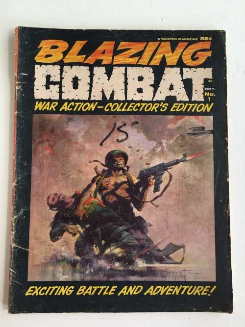 VINTAGE - BLAZING COMBAT - NO. 1 1965 - COLLECTOR`S EDITION