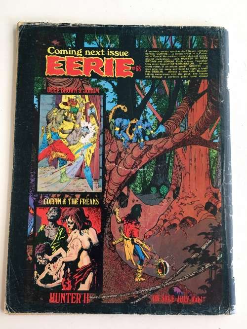 VINTAGE WARREN MAGAZINE/COMIC BOOK- EERIE  NO. 67 - 1975