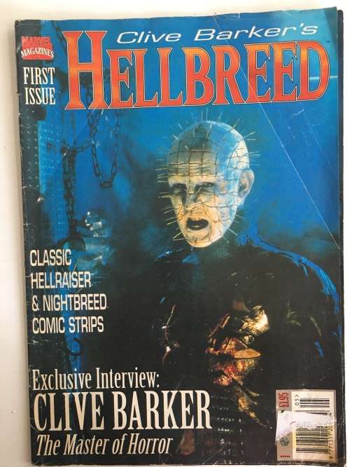 MARVEL MAGAZINES - CLIVE BARKER`S HELLBREED - ``HELL RAISER`` - FIRST ISSUE - 1995