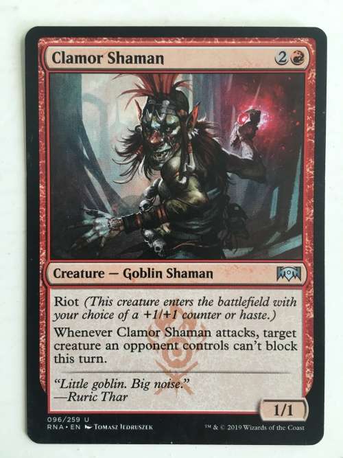 MAGIC THE GATHERING - CLAMOR SHAMAN - FREE COVER