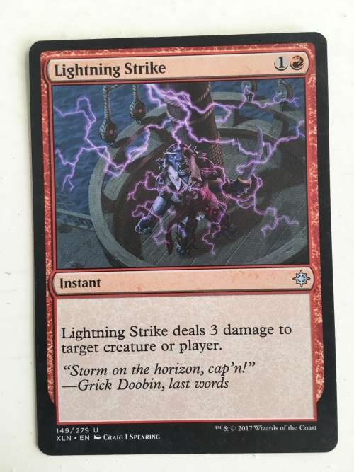 MAGIC THE GATHERING - LIGHTNING STRIKE - FREE COVER