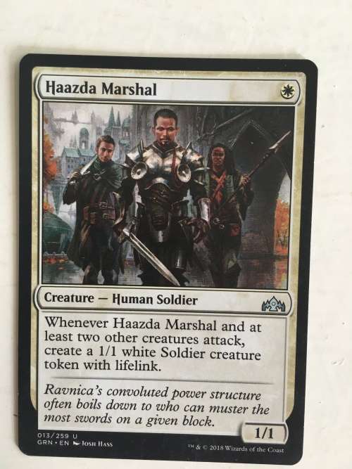 MAGIC THE GATHERING - HAAZDA MARSHAL - FREE COVER