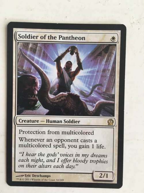 MAGIC THE GATHERING - SOLDIER OF THE PANTHEON - FREE COVER
