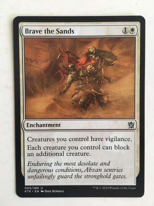 MAGIC THE GATHERING - BRAVE THE SANDS - FREE COVER