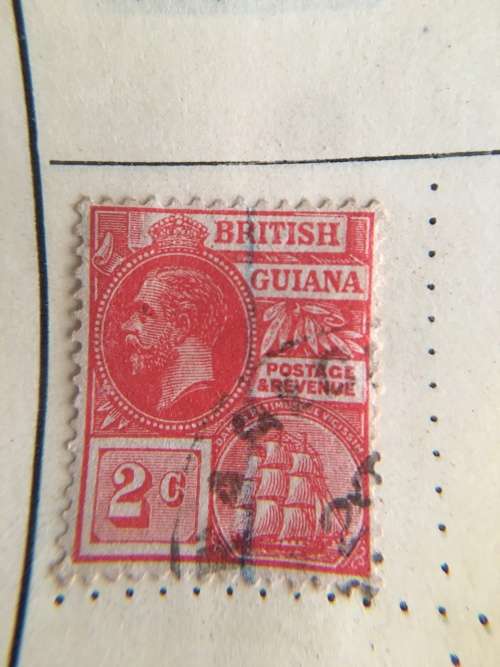 BRITISH GUIANA - COLONIAL BRITAIN USED STAMP