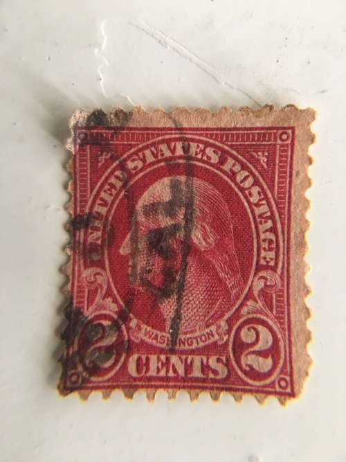 AMERICA - 2c GEORGE WASHINGTON USED STAMP