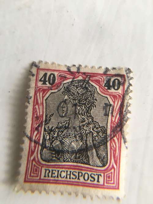 GERMANY REICHSPOST - 1900  - 40 PHENNIG USED