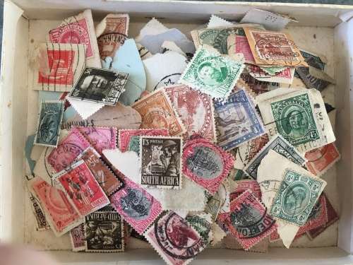 STAMPS IN VINTAGE ARWA BOX OLD UNCHECKED