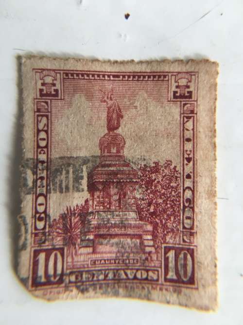 MEXICO 1923 MONUMENT USED STAMP