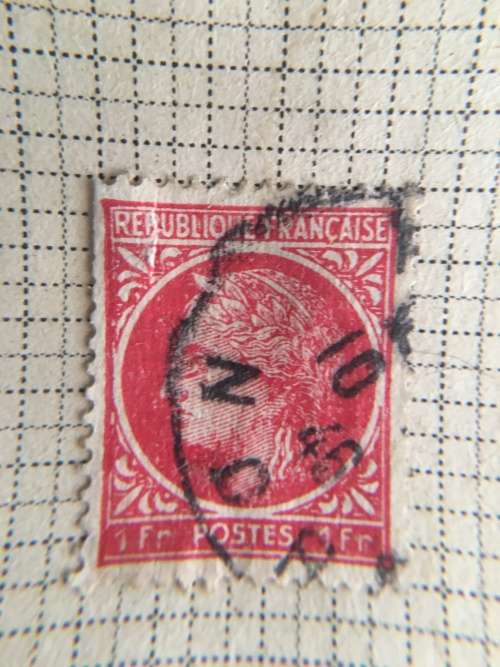 FRANCE 1945 - 1FR CERES USED STAMP