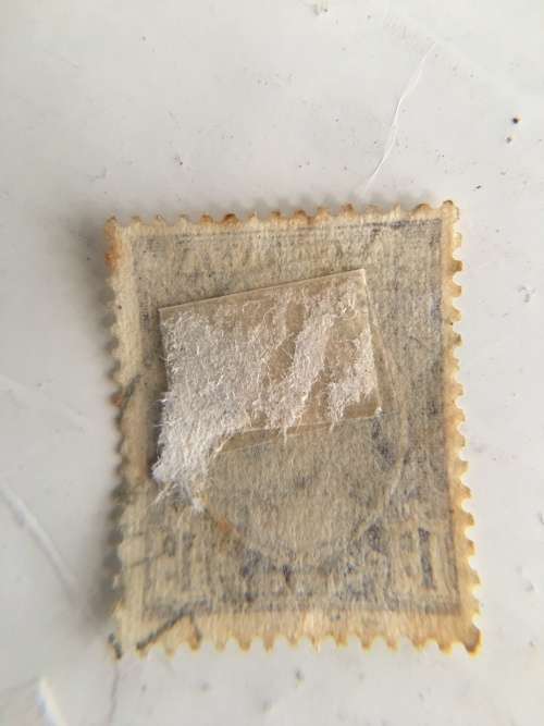 AUSTRALIA 1D QUEEN MOTHER USED STAMP