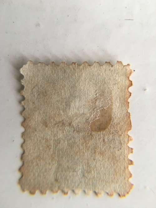 AUSTRALIA GREEN 1 PENNY USED QUEEN VICTORIA STAMP
