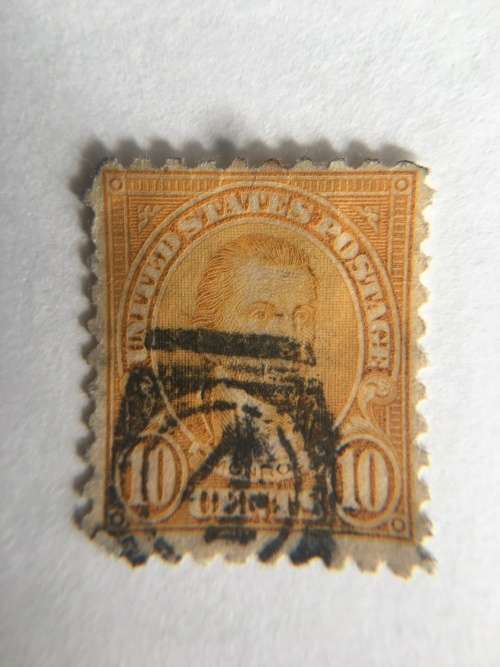 AMERICA 10 CENTS MONROE  USED STAMP  1929