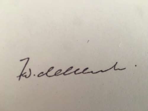 LOVELY AUTOGRAPHED PRESEDENTIAL ENVELOPE FROM FORMER PRESIDENT DE KLERK
