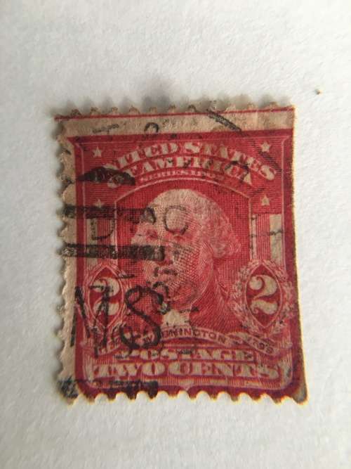 AMERICA - 2c GEORGE WASHINGTON USED STAMP