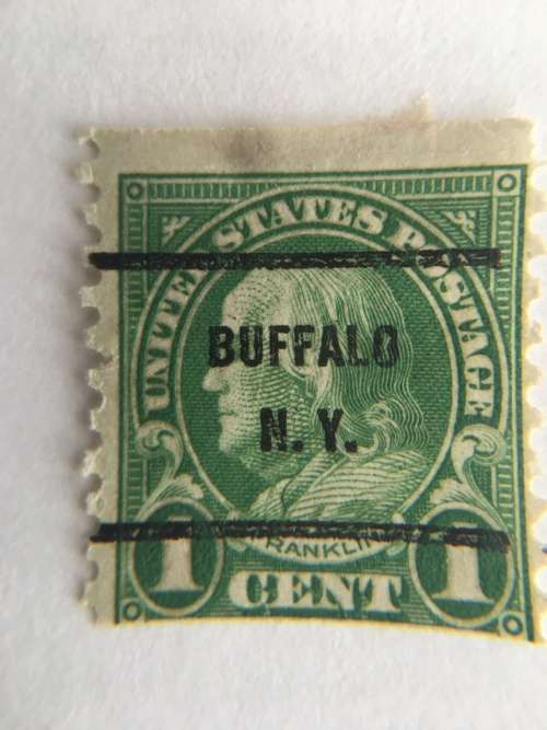AMERICA  USED CANCELLATION 1 CENT STAMP