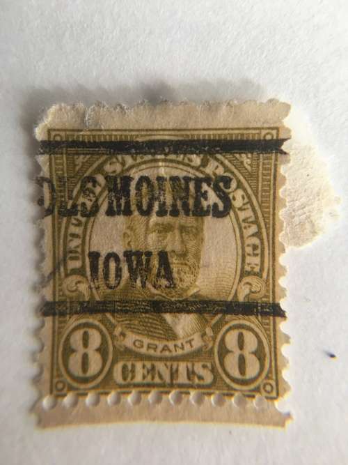 AMERICA - USED GRANT 8c STAMP