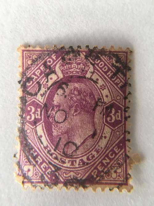 SOUTH AFRICA / CAPE OF GOOD HOPE KING EDWARD VII 1903  USED STAMP