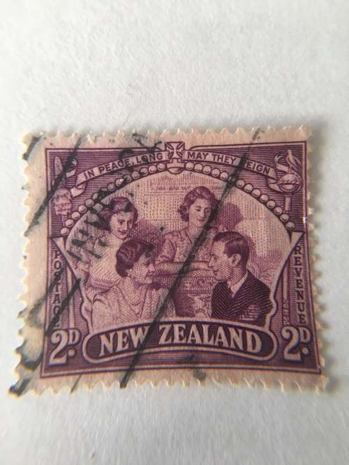 NEW ZEALAND USED 2D STAMP