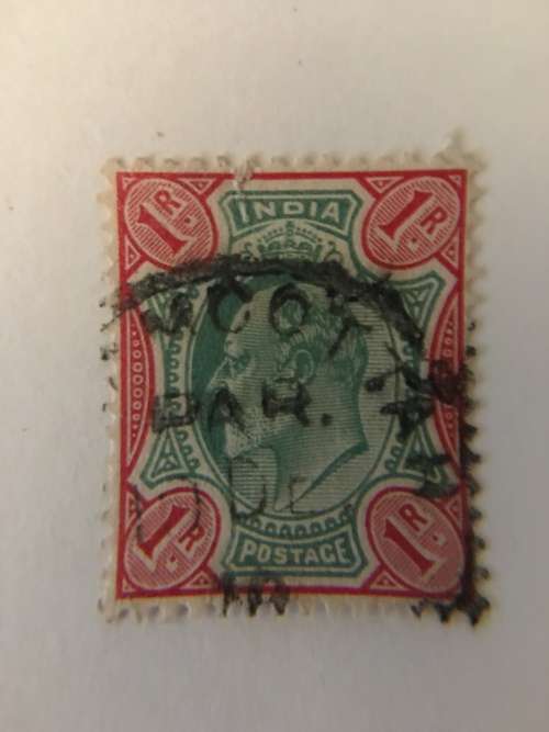 INDIA KING EDWARD  USED STAMP