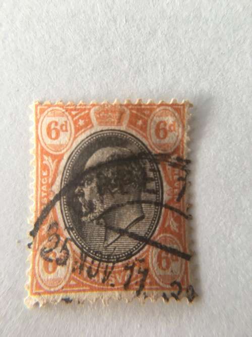 TRANSVAAL / SOUTH AFRICA - USED 6D STAMP