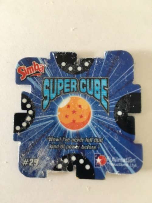 DRAGON BALL Z  CUBE TAZO  - NO. 29