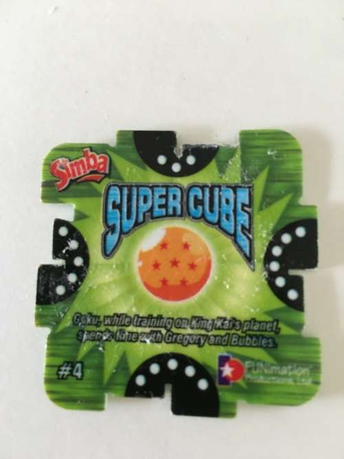 DRAGON BALL Z CUBE TAZO - NO. 4