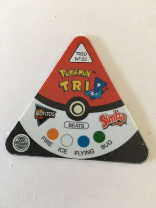 POKEMON 3D TRIANGLE TAZO - NO. 3