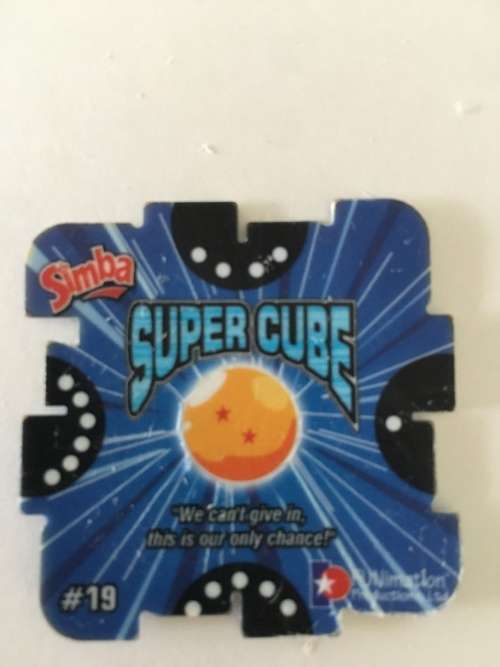 DRAGON BALL Z - CUBE TAZO - NO. 19
